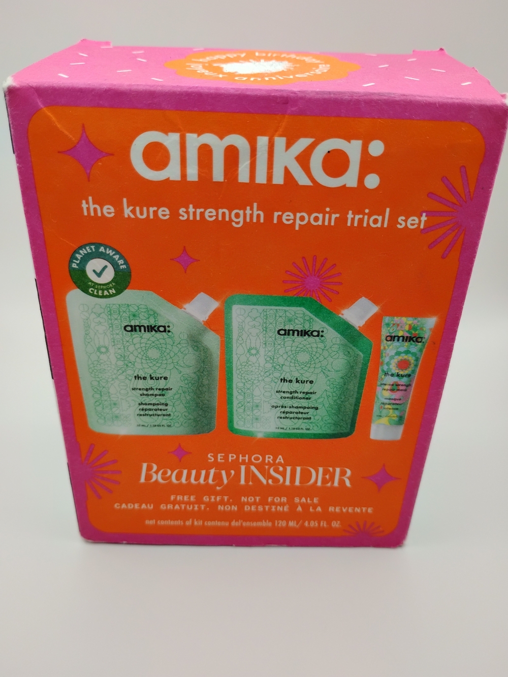 Sephora Beauty Insider Amika's The Kure Strength Repair Set